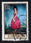 Stamps Spain -  Ignacio de Zuloaga - Duquesa de Alba