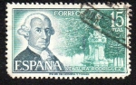 Stamps Spain -  Personajes españoles - Ventura Rodríguez