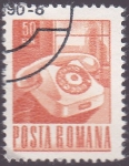 Stamps Romania -  telefono