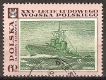 Stamps Poland -  25aniv del Ejército Popular de Polonia.
