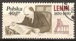 Stamps Poland -  Centenario del nacimiento de Lenin 1870-1970.