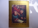 Stamps : Europe : Poland :  Pintura.- M. Van Reymerswaele
