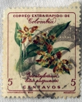 Stamps Colombia -  flores