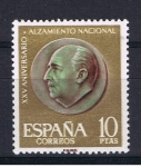 Stamps Spain -  Edifil  1364  XXV aniver. del Alzamiento Nacional.  