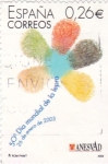 Stamps Spain -  50º Día mundial de la lepra     (G)
