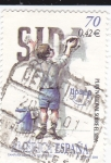 Stamps Spain -  Campaña contra el Sida    (G)