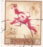 Stamps Spain -  PINTURA- Homenaje al pintor desconocido    (G)