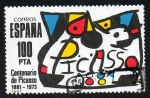 Stamps Spain -  Homenaje a Pablo Ruiz Picasso