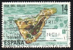 Stamps Spain -  Día del sello - Isla de Tenerife