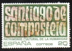 Stamps Spain -  Patrimonio de la Humanidad - Santiago de Compostela