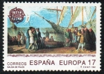 Stamps Spain -  Europa CEPT - Salida de Palos
