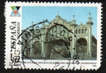 Stamps Spain -  Estructuras metálicas - Mercado de Lanuza (Zaragoza)