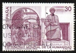 Stamps Spain -  Patrimonio mundial de la Humanidad - Centro histórico. Monumento a Maimónides (Córdoba)