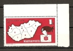 Stamps Hungary -  Introduccion del Codigo Postal en Hungria.