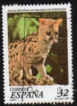 Stamps Spain -  Fauna española en peligro de extinción - Gineta