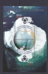 Stamps Chile -  block preservacion de los polo