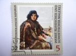 Stamps Germany -  Pintura-Johann Michael Heinrich Holfmann.