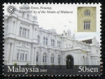 Stamps : Asia : Malaysia :  MALASIA -  Melaka y George Town, ciudades históricas del Estrecho de Malacca