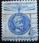 Stamps United States -  champion of liberty