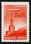 Stamps Hungary -  RUSIA -  El kremlin y la Plaza Roja de Moscú