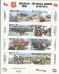 Stamps Chile -  ejercito de chile