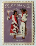 Stamps : America : Colombia :  DANZAS FOKLORICAS