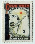 Stamps Colombia -  Cruz Roja