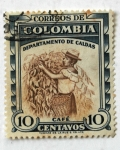 Stamps Colombia -  Cafe