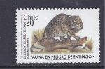 Stamps Chile -  fauna en peligro de extincion