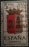 Stamps : Europe : Spain :  Escudo provincia España (Avila)