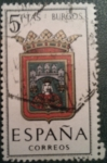 Stamps : Europe : Spain :  Escudo provincia España (Burgos)