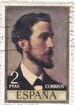 Stamps Spain -  PINTURA- Rosales por F.Madrazo    (G)