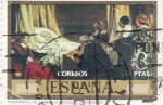Sellos de Europa - Espa�a -  PINTURA- Testamento de Isabel la Católica (E.Rosales)   (G)