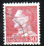 Stamps Denmark -  Rey Federico IX