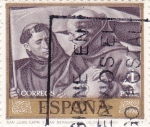 Stamps Spain -  PINTURA -San Juan Capistrano y San Bernardino (Alonso Cano)   (G)