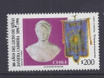 Stamps Chile -  100 años liceo de niñas javiera carrera