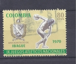 Stamps Colombia -  IX juegos atleticos nacionales