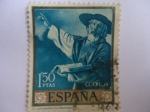 Stamps Spain -  Pintura: San gerónomo - por Zurbaran