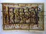 Sellos de Europa - Espaa -  Pintura: Navidad 1973-Adoración de los Reyes-Butrera