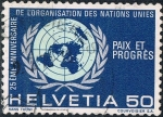 Stamps : Europe : Switzerland :  25º ANIVERSARIO DE LA O.N.U. Y&T Nº 853