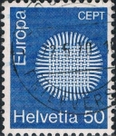 Stamps Switzerland -  EUROPA 1970. Y&T Nº 856
