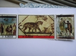 Stamps United Arab Emirates -  Pinturas: AJMAN y sus Dependencias.