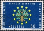 Sellos de Europa - Suiza -  AÑO DE LA NATURALEZA. Y&T Nº 867