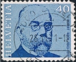 Stamps Switzerland -  HOMBRES CÉLEBRES. ROBERT KOCH, BACTERIÓLOGO, PREMIO NOBEL. Y&T Nº 889