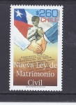 Stamps : America : Chile :  nueva ley del matrimonio civil