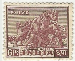 Sellos de Asia - India -  KONARAK HORSE