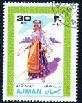 Stamps United Arab Emirates -  AJMAN - Traje tradicional