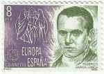 Stamps Spain -  FEDERICO GARCIA LORCA