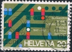 Stamps Switzerland -  125º ANIV. DE LOS FERROCARRILES SUIZOS. Y&T Nº 896