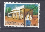 Stamps Australia -  estacion de telegrafo